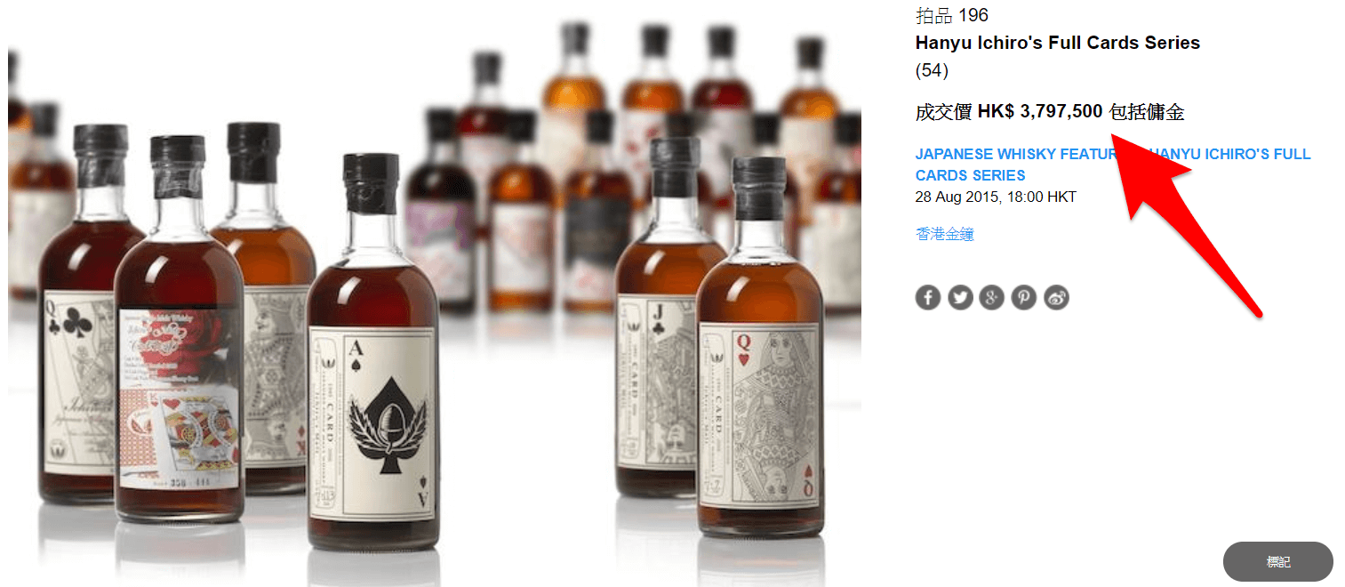 日本威士忌- 羽生撲克牌系列介紹，蒐集慾望的展現- 百酒樓老酒收購